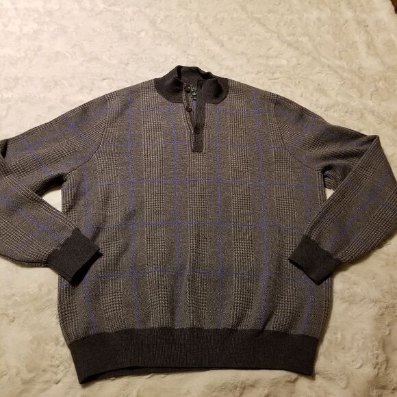 Fairway & Greene Italian Merino Wool Pullover Sweater Size Medium Preppy - Picture 1 of 8